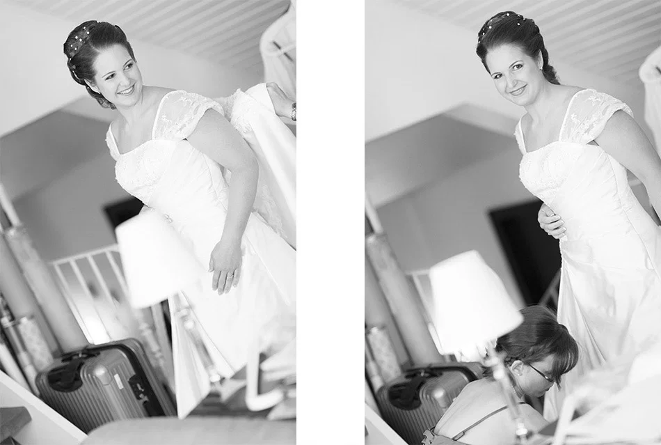 hochzeitsfotograf getting ready bilder